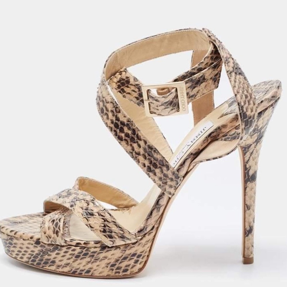 Jimmy Choo Python Heels
